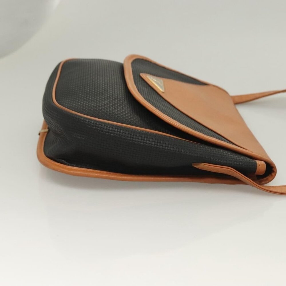 Authentic SAINT LAURENT Shoulder Bag PVC Leather Brown - Picture 10 of 16